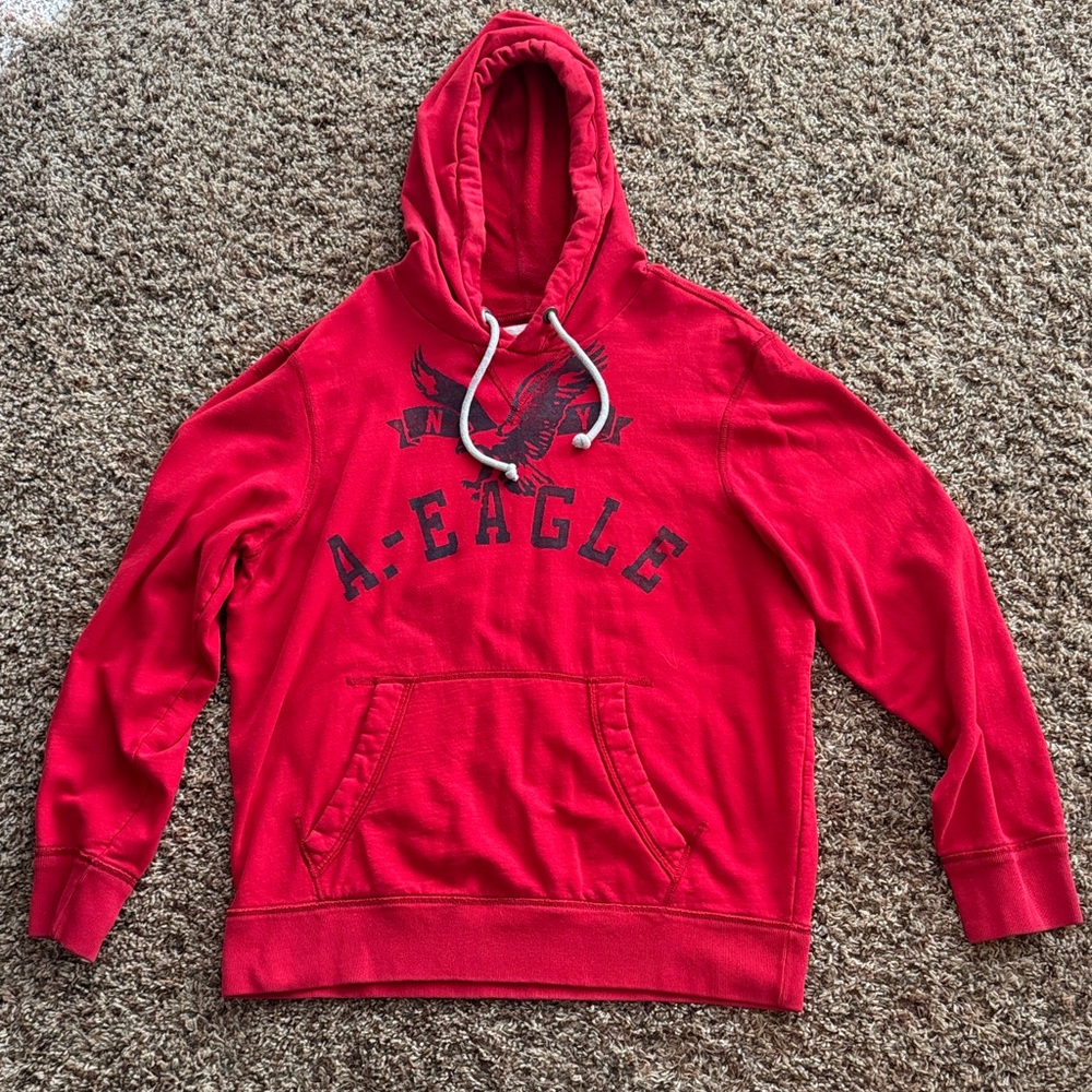 Like new American Eagle Outfitters Vibrant Red Hoodie